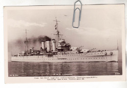 CPA MARINE NAVIRE DE GUERRE CROISEUR LOURD ANGLAIS HMS H.M.S. LONDON - Warships