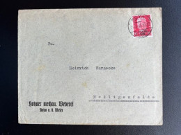 GERMANY 1930 LETTER HOYA TO HEILIGENFELDE 24-10-1930 DUITSLAND DEUTSCHLAND - Briefe U. Dokumente