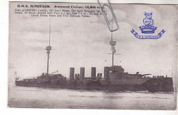 CPA MARINE NAVIRE DE GUERRE CROISEUR LOURD ANGLAIS HMS H.M.S. MINOTAUR - Guerra