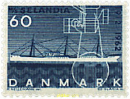 95952 MNH DINAMARCA 1962 50 ANIVERSARIO DEL BARCO SELANDIA - Neufs