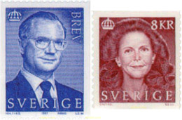 113868 MNH SUECIA 1997 REY CARLOS XVI GUSTAVO Y LA REINA SILVIA - Unused Stamps