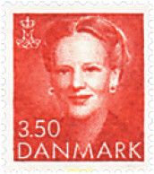 96335 MNH DINAMARCA 1990 50 ANIVERSARIO DEL NACIMIENTO DE LA REINA MARGRETHE II - Ongebruikt