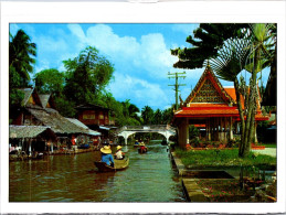 4-5-2024 (4 Z 6) Thailand - Floating Market - Mercados