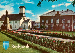 73599269 Reykjavík Austurvoellur The Cathedral And The Parliament House Reykjaví - Iceland