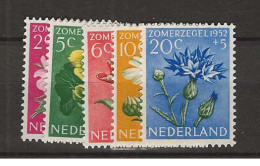 1952 MH/*  Nederland, NVPH 583-87 - Ungebraucht