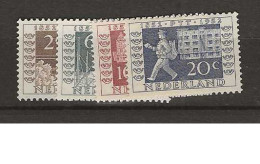 1952 MH/*  Nederland, NVPH 592-95 - Ongebruikt