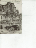 CPA 02 AISNE ST-QUENTIN  EN RUINES LA BASILIQUE CARTE ECRITE /67 - Weltkrieg 1914-18