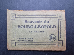 CARNER 10 CP BELGIQUE (M2408) BOURG LEOPOLD (12 Vues) LE VILLAGE - La Gare Hôtel Du Camp La Poste Rue Jacolet - Leopoldsburg