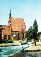 73599117 Bydgoszcz Pommern Gorycki Kosciol Gotische Kirche 16. Jhdt. Wasserfall  - Polen