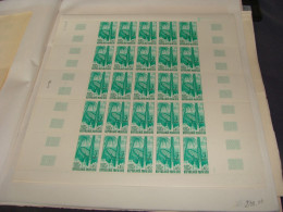 N° 1635 En Feuille  De 25 Timbres  Neufs - Feuilles Complètes