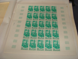 N° 1635 En Feuille  De 25 Timbres  Neufs - Hojas Completas