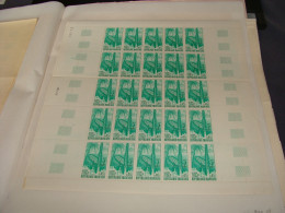 N° 1635 En Feuille  De 25 Timbres  Neufs - Hojas Completas