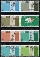 Eire 1966 Easter Revolt Memorial 4 Pair MNH Ireland, Connolly, Clarke, Pearse, Ceannt, MacDiarmada, MacDonagh, Plunkett - Neufs