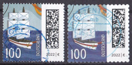 BRD 2022 Mi. Nr. 3646 + 3653 O/used (BRD1-4) - Usati