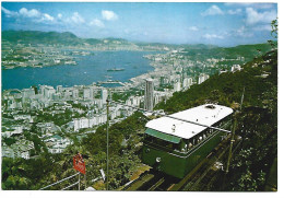 THE HONG KONG PEAK TRAMWAY.- TRANVIA - TRAMWAY - " HONG KONG " - Funicolari