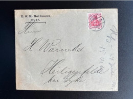 GERMANY 1905 LETTER HOYA TO HEILIGENFELDE 25-07-1905 DUITSLAND DEUTSCHLAND - Covers & Documents