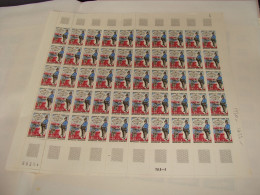 N° 1632 En Feuille  De 50 Timbres  Neufs - Hojas Completas