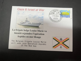 4-5-2024 (4 Z 7) GAZA War - Following Delays, The Belgian Frégate Marie Louise Deploy To Aspides Mission In Red Sea - Militaria