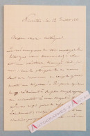 ● L.A.S 1888 A De BREMOND D'ARS - NANTES - LOIRE INFERIEURE - Lettre Autographe LAS 44 - Other & Unclassified