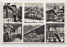 Suisse - Saint-Luc (VS) Pension Favre - Multivue - Ed. Inconnu  - Saint-Luc