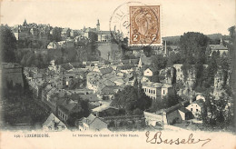 LUXEMBOURG VILLE - Le Faubourg Du Grund Et La Ville Haute - Ed. P. C. Schoren 1(2) - Luxemburg - Town