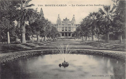 MONTE CARLO - Le Casino Et Les Jardins - Ed. Giletta 720 - Andere & Zonder Classificatie