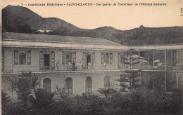 Guadeloupe Historique -SAINT-CLAUDE - Une Partie De L'intérieur De L'Hôpital Militaire - Ed. F. Petit 7 - Otros & Sin Clasificación
