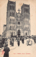 Viet-Nam - HANOÏ - Chatédrale (sortie De La Messe) - Ed. P. Dieulefils 30 A - Viêt-Nam