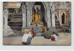 MYANMAR Burma - Buddhists, In Front Of The Idol - Publ. Evang. Luth. Mission Serie Indien II - 1 - Myanmar (Burma)