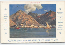 Yemen - ADEN - Steamer Point, From A Painting By Maurice Lévis - Publ. Messageries Maritimes  - Yémen