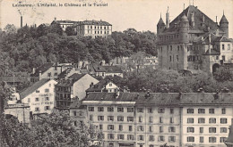 LAUSANNE (VD) L'Hôpital, Le Château Et Le Tunnel - Ed. Burgy 2544 - Lausanne