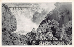 Zambia - Bridge And Gorge, Victoria Falls - Publ. Rhodesian Printers Ltd  - Sambia