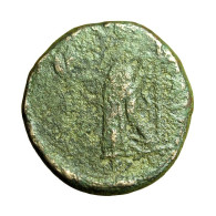 Ancient Greek Coin Panormos Sicily AE21mm Janus / Helmeted Warrior 04062 - Grecques