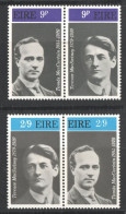 Eire 1966 Easter Revolt Memorial 2 Pairs MNH Ireland, MacCurtain, MacSwiney - Ongebruikt