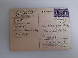 1946.To Munchen. - Briefe U. Dokumente