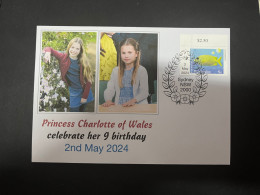 4-5-2024 (4 Z 7) Princess Charlotte Of Wales Celebrate Her 9th Birthday (2nd May 2024) With OZ Stamp - Royalties, Royals