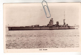 CPA MARINE NAVIRE DE GUERRE CUIRASSE ANGLAIS HMS H.M.S. RODNEY - Warships