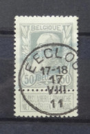 78 Avec Belle Oblitération Eecloo - 1905 Grosse Barbe