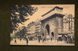 Carte Postale Ancienne - Paris -  La Porte Saint Martin Animée 1926 - Sonstige & Ohne Zuordnung