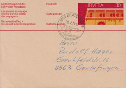 1973,Schweiz Postkarte Zum:CH 203,30 Cts, Postauto ⵙ 3803 BEATENBERG - Interi Postali