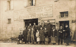 Brive * RARE Carte Photo * Produits Métallurgiques DUBOIS Frères * Industrie Commerce * Ouvriers Villageois - Brive La Gaillarde