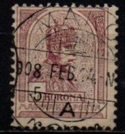 HONGRIE 1900-4 O DENT 12x11.5 - Gebruikt