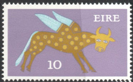 Eire 1971 10d Irish Art Winged Bull 1 Value MNH Ireland, Symbol For Luke, - Nuevos