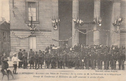 Bergerac Visite De Poincaré Groupe De Gendarmes Et Militaires - Bergerac