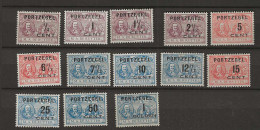 1907 MH/* Nederland, NVPH P31-43 - Portomarken