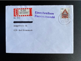 GERMANY 1993 REGISTERED LETTER LAUSCHIED TO BAD KREUZNACH 21-05-1993 DUITSLAND DEUTSCHLAND EINSCHREIBEN - Covers & Documents