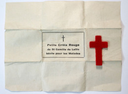 Religion_petite Croix Rouge De St Camille De Lellis Bénite Pour Les Malades_21-02 - Religión & Esoterismo