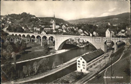 11756974 Baden AG Panorama Limmat Bruecke Baden - Andere & Zonder Classificatie