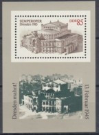 DDR  Block 80, Postfrisch **,Semperoper Dresden 1985 - Sonstige & Ohne Zuordnung