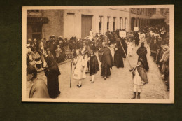 Carte Postale Ancienne Furnes Veurne Procession Boetprocessie Le Roi David Koning - Veurne